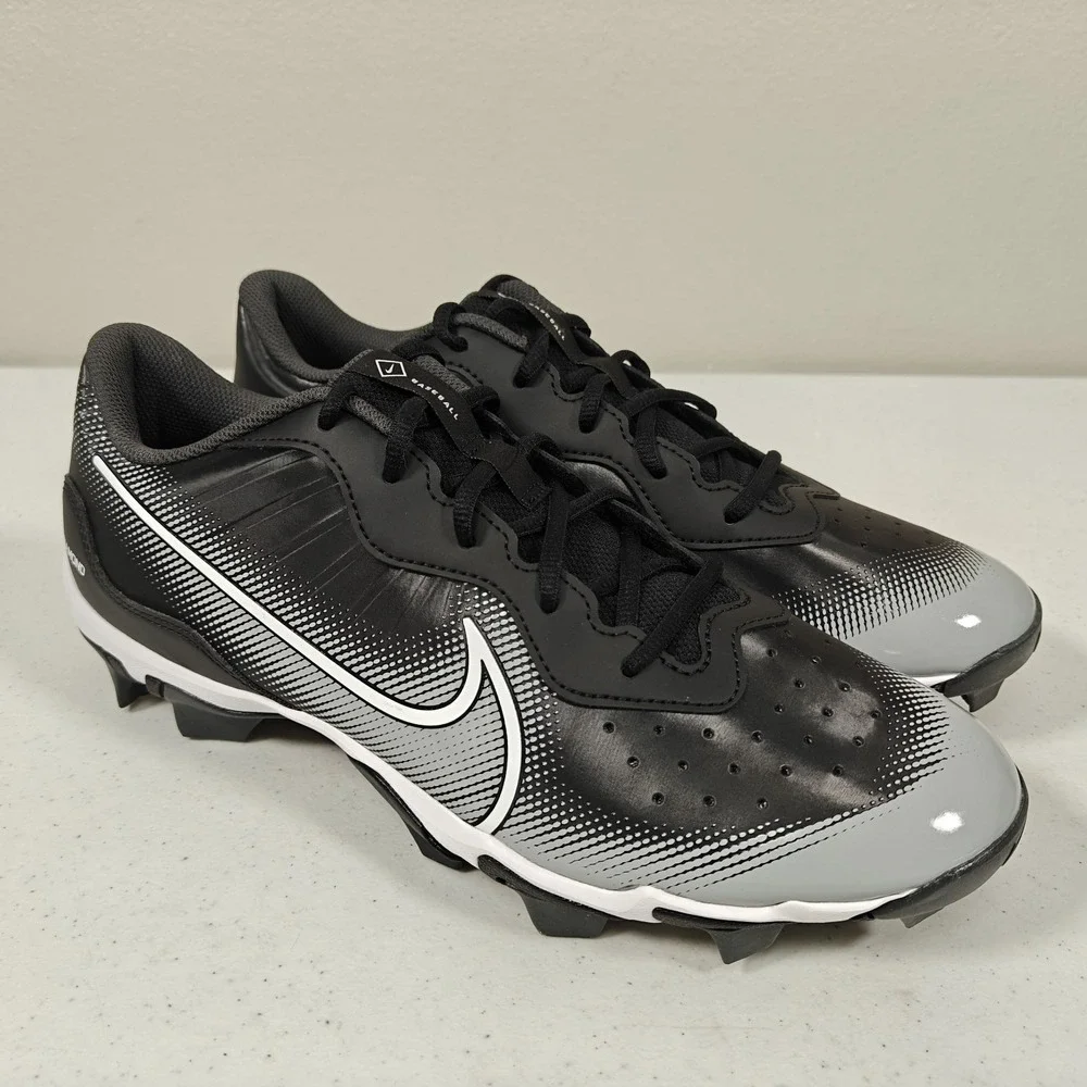 Nike Alpha Huarache Keystone 4 Baseball Cleats Men's 11 Black Grey DJ6524-011